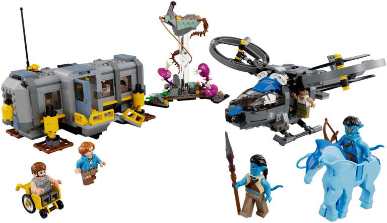 Конструктор LEGO Avatar 75573, Floating Mountains: Site 26 & RDA Samson 75573