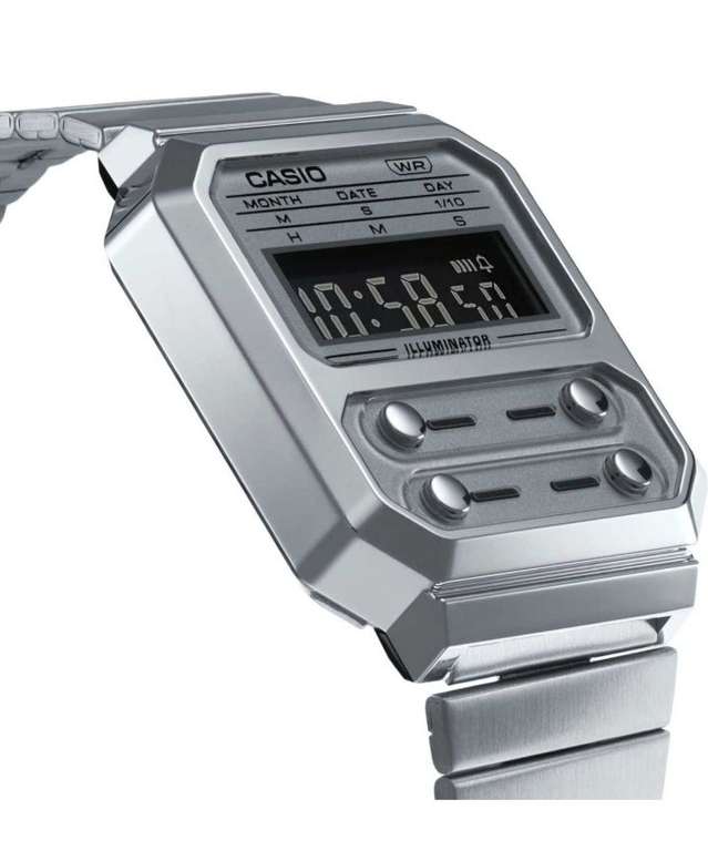 Японские наручные унисекс часы Casio Collection A100WE-7B