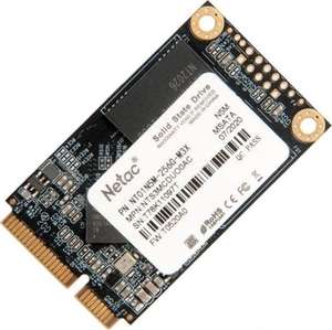 256 ГБ SSD-диск Netac N5M mSATA SATA3 6.0 Гбит/с (NT01N5M-256G-M3X)