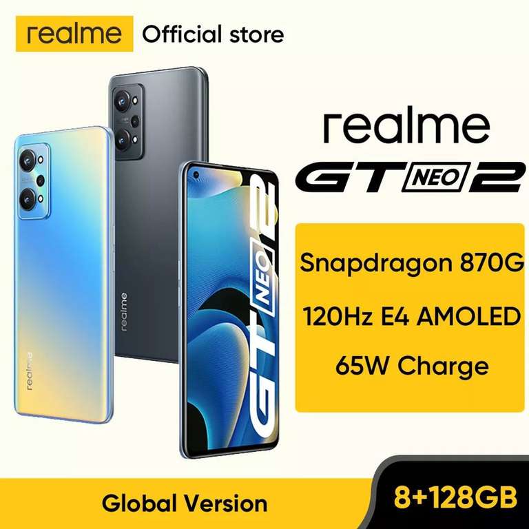 Смартфон realme GT Neo 2 5G 8/128 глобальная версия