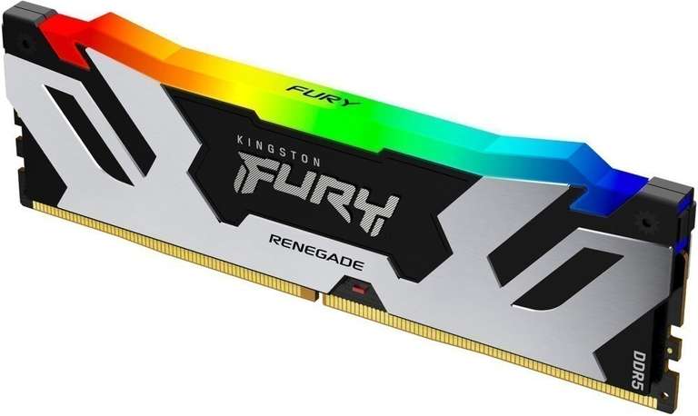 Оперативная память DDR5 Kingston Fury Renegade RGB KF564C32RSA-16 (16Гб, 6400Mhz, CL32)