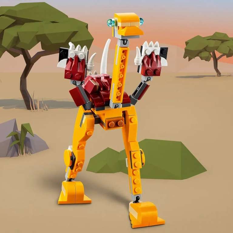Конструктор LEGO 31112 Лев, 224 дет.