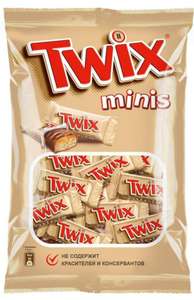 Шоколадные конфеты Twix minis 184 гр