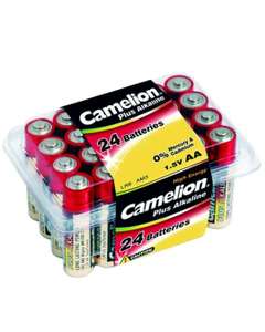 Батарейки Camelion Plus Alkaline AA LR6 1,5 В 24 шт.(шт: 11,5₽)
