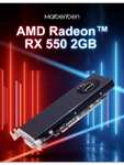 Низкопрофильная НОВАЯ видеокарта для пк MAIBENBEN AMD RX550 2 ГБ GDDR5 64bit