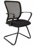 Офисный стул, конференц-кресло CHAIRMAN 698 V, ткань/сетка, черный