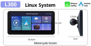 Мультимедийный плеер для мотоцикла 6.3" L300 CarPlay & Android Auto
