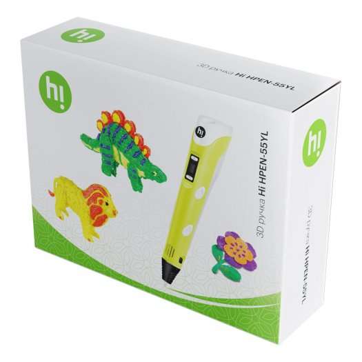 3D-ручка Hi Hpen-55 Yellow (499₽ с бонусами, другие цвета в описании)