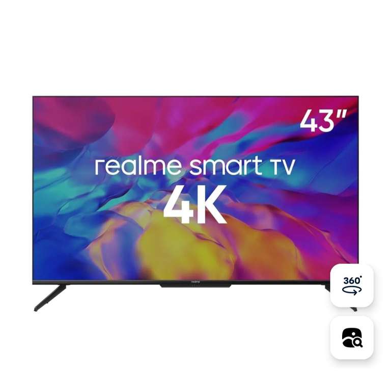 Телевизор realme 43" 4K UHD, черный Smart TV