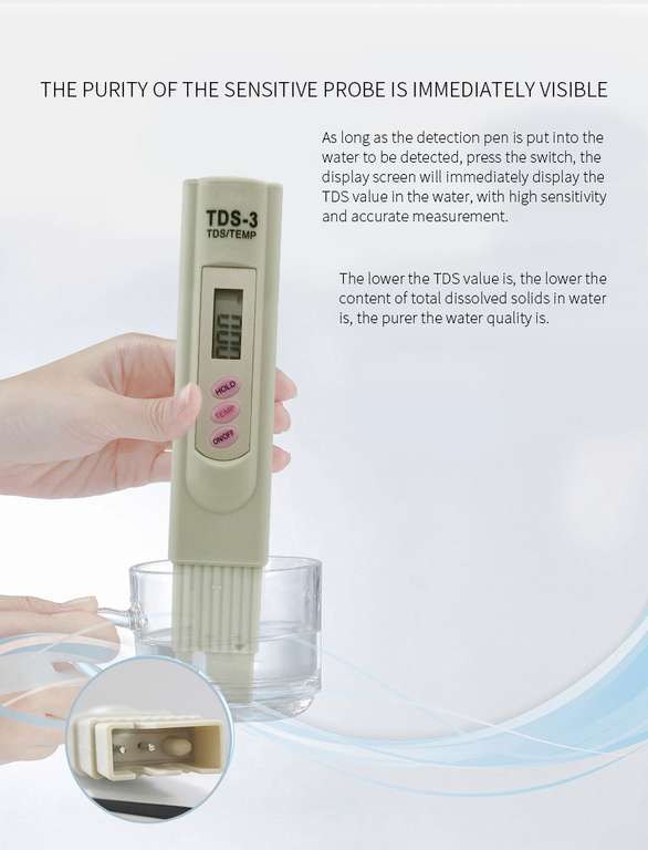 Анализатор качества питьевой воды 2 в 1 DYD Measurement & Analysis Tools