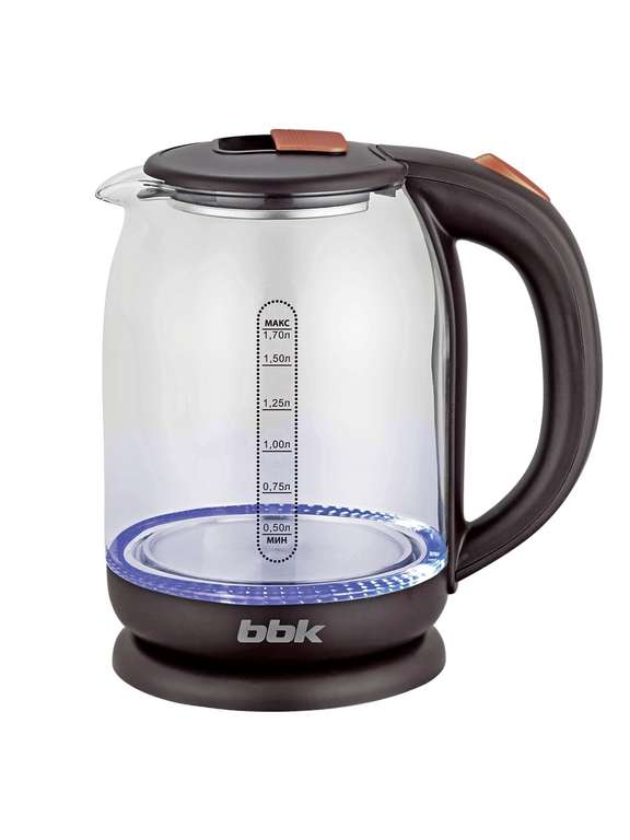 Электрический чайник BBK, 1,7 литра, 2200 Вт