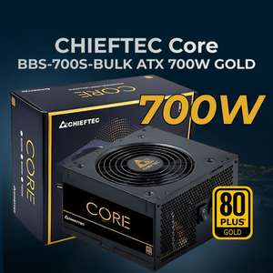 Блок питания компьютера Chieftec BBS-700S-Bulk , 700 Вт (BBS-700S), по Ozon карте