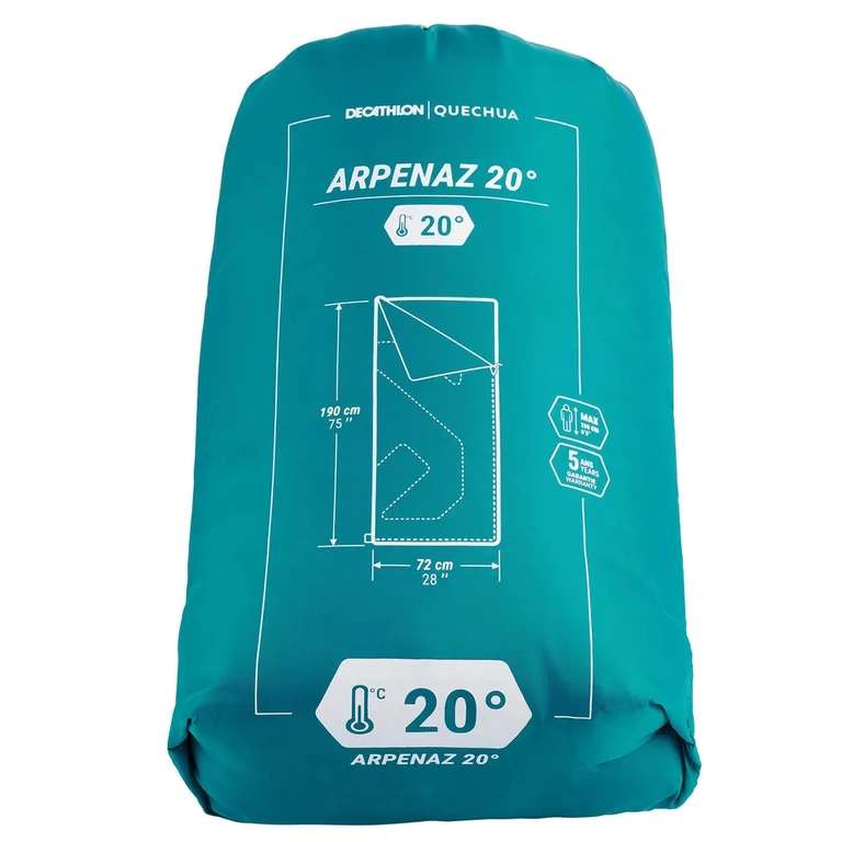 Спальный мешок ARPENAZ 20 QUECHUA Х DECATHLON (с Озон картой)