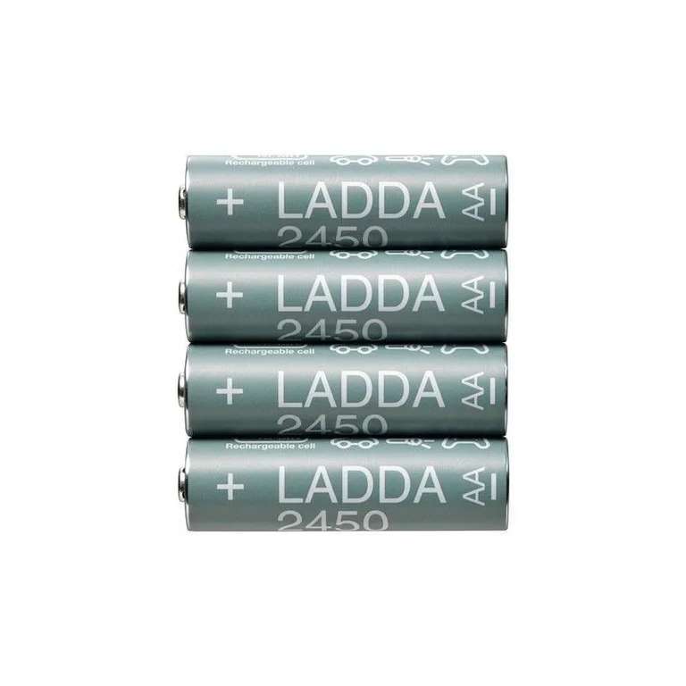 Аккумуляторы LADDA 2450mAh АА (с озон картой)