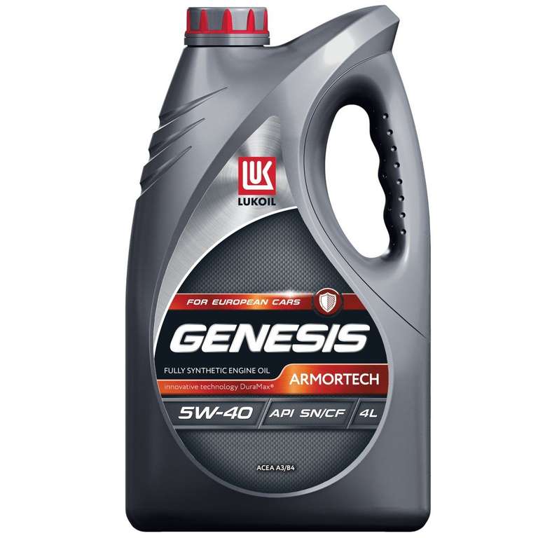 Моторное масло Lukoil Genesis Armortech 5W40 4л с возвратом 10%