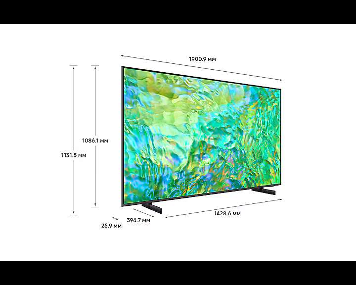 Телевизор Samsung UE85CU8000U (85", 4K, 120 Гц, SmartTV), с Озон картой