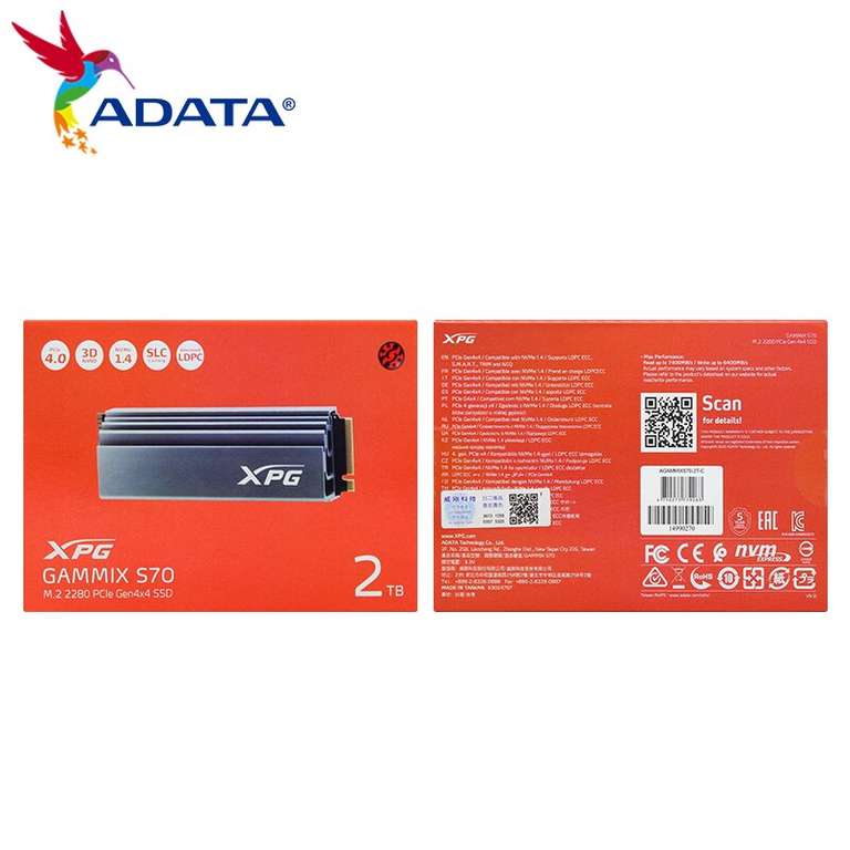 SSD ADATA XPG GAMMIX S70