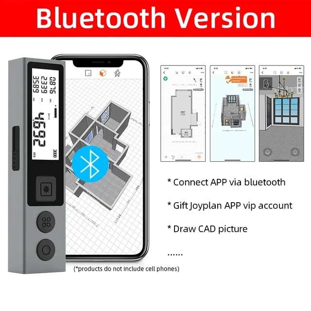 Лазерный дальномер Mileseey M120 pro Bluetooth version, 40 м