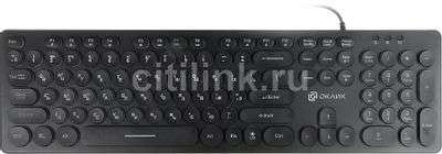 [Ставрополь] Клавиатура Oklick 420MRL, USB, черный