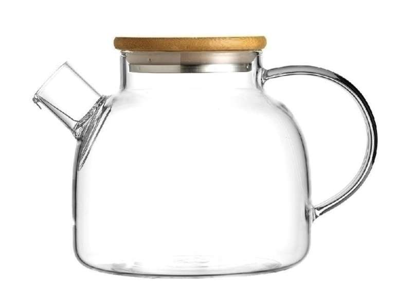 Чайник заварочный стеклянный с фильтром TEATASTY