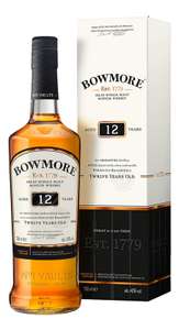 Виски шотландский Bowmore 12 лет, 0.7л -47%