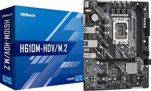 Материнская плата ASRock H610M-HDV/M.2 (через озон карту 5666₽)