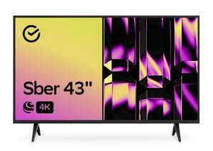 Телевизор Sber 43" SDX-43U4010B 4K Smart TV