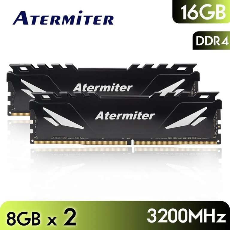 Оперативная память Atermiter 16GB 3200Mhz 2x8 ГБ DDR4 (цена по ozon-карте)