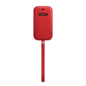 Чехол Apple Leather MagSafe (PRODUCT) RED для iPhone 12 mini