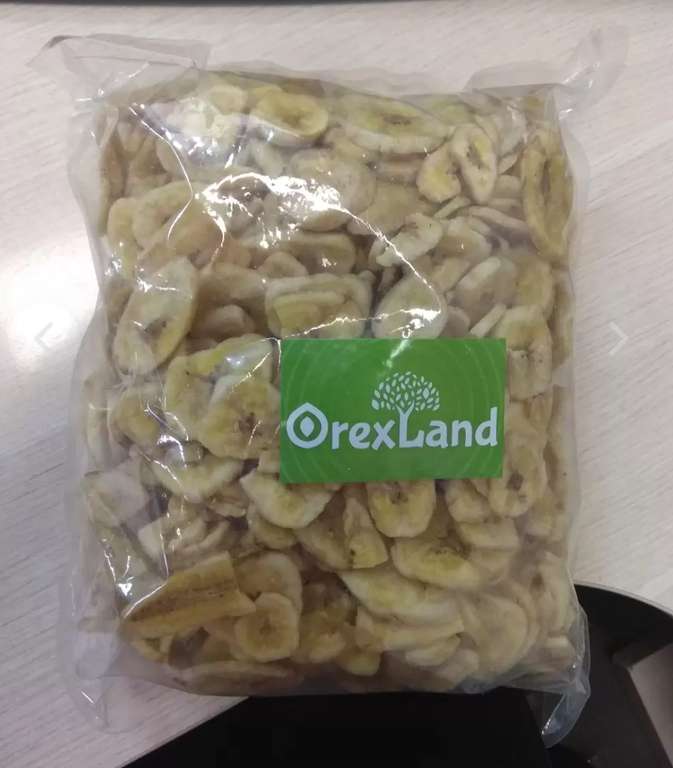 Чипсы банановые Orexland, 1кг (+возврат 248 бонусов)