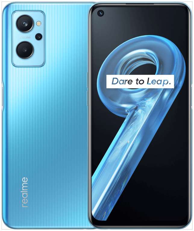 Смартфон realme 9i 4/128 ГБ RU, Dual SIM (nano-SIM) синий