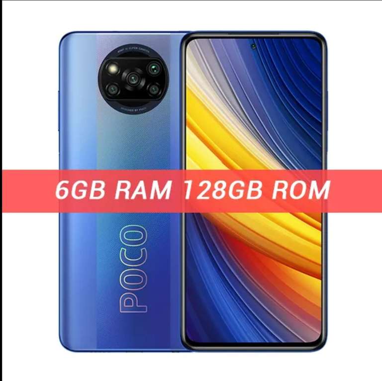 poco x3 6 ram 128gb