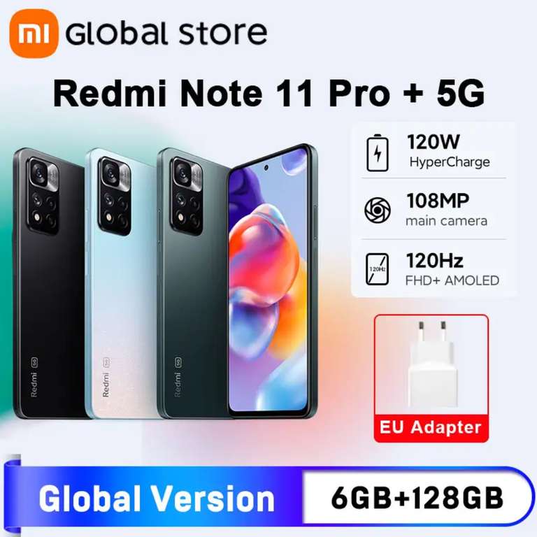 Смартфон Redmi note 11 Pro + 5G, 6/128 Гб