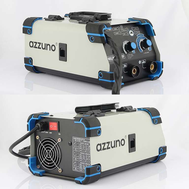 Сварочный полуавтоматический безгазовый аппарат AZZUNO MIG/MMA-250F