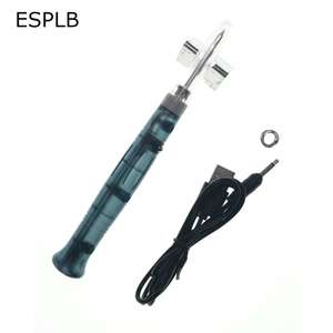 Портативный USB мини-паяльник ESPLB, 8 Вт, функция быстрого нагрева