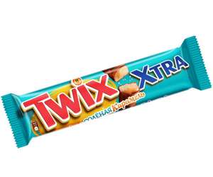 Батончик Twix Extra шоколадный Соленая карамель 82 г