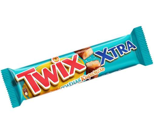 Батончик Twix Extra шоколадный Соленая карамель 82 г