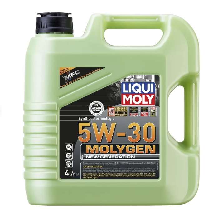 Моторное масло Liqui Moly MOLYGEN NEW GENERATION 5W-30 НС-синтетическое 4 л (цена с ОЗОН картой)