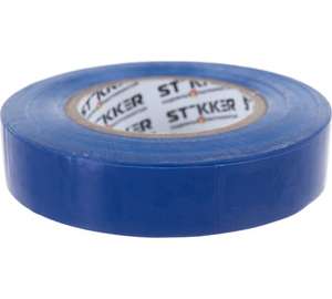 Изоляционная лента STEKKER 0,13x15 мм, 20 м, синяя,