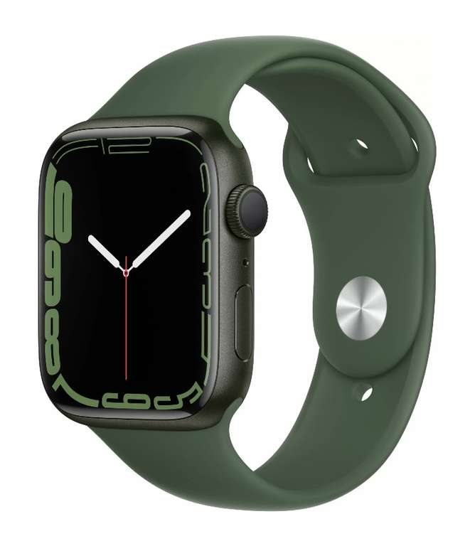 [Нижний Новгород и возм. др] Смарт-часы Apple Watch series 7 45 мм зелёный клевер