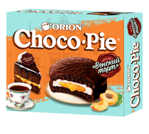 Пирожное Orion Choco Pie Vienna Cake, 360 г, 12 шт. в уп., 3 уп.