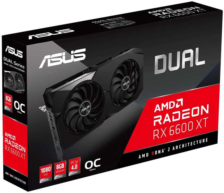 [Мск] Видеокарта ASUS Dual Radeon RX 6600 XT OC Edition 8Gb