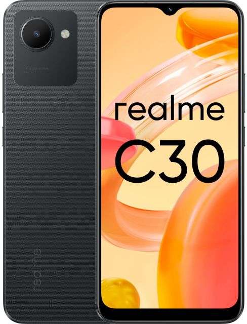 Смартфон Realme C30 4/64 ГБ (6.5", IPS, 5000 mAh)