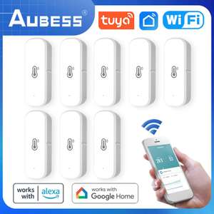 Датчик температуры и влажности AUBESS Tuya Wi-Fi
