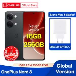 Смартфон Oneplus Nord 3, 16/256 Гб, черный и мятный