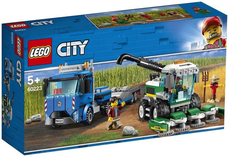 Конструктор LEGO City 60223 Транспортировщик для комбайнов