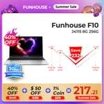Ноутбук FUNHOUSE F10 J4115 8G+256G 15,6''