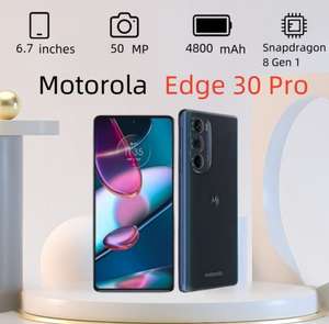 Смартфон Motorola Edge 30 Pro 12/256 Snapdragon 8 gen1 + пошлина 584 (цена с ozon картой) (из-за рубежа)