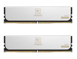 Оперативная память TEAM GROUP DDR5 T-Create Expert 32GB (2x16GB) 6000MHz CL30 (30-36-36-76) 1.35V White