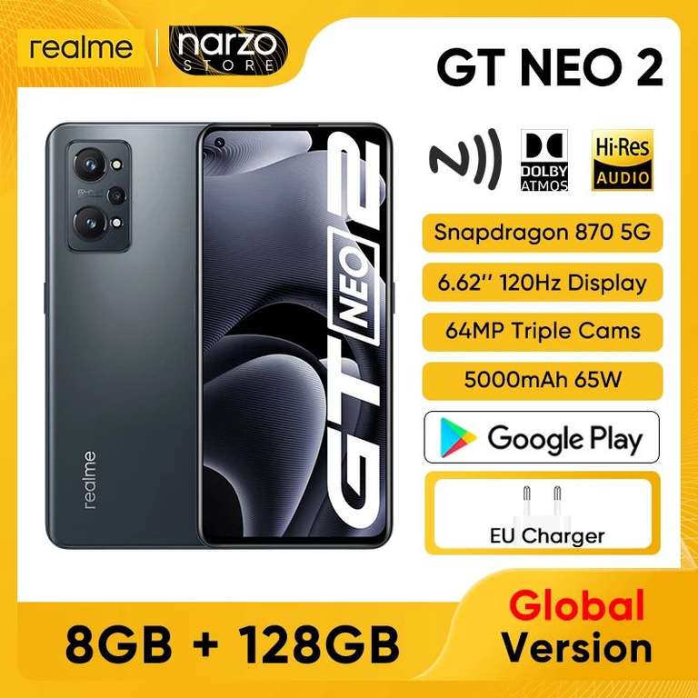 Смартфон Realme GT Neo 2 8/128 global black